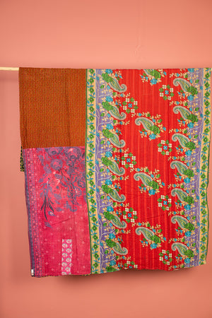 Vintage Kantha Throw - 1637