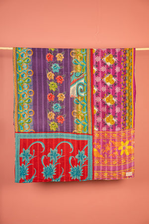 Vintage Kantha Throw - 1640