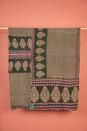 Vintage Kantha Throw - 1641