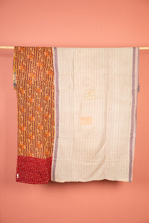 Vintage Kantha Throw - 1642