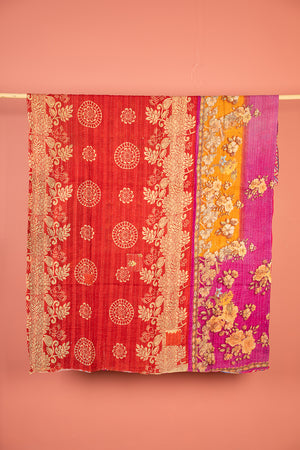 Vintage Kantha Throw - 1643
