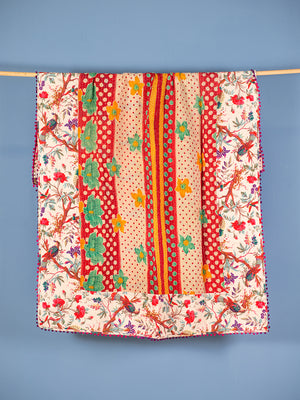 Fusion Kantha Quilt - 124