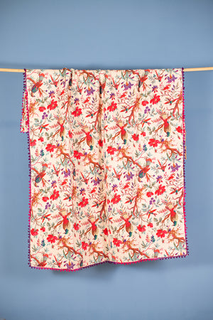 Fusion Kantha Quilt - 124
