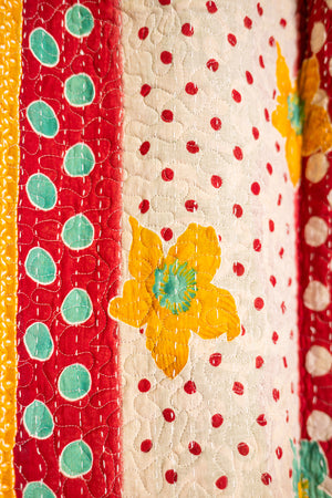 Fusion Kantha Quilt - 124
