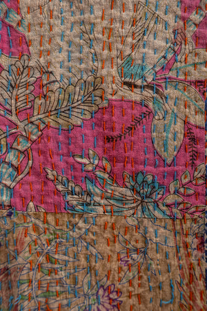 Lola Patchwork Kantha Bed Throw
