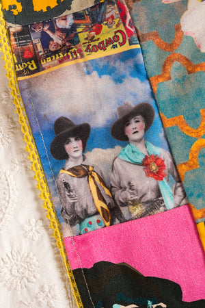 Patchwork Upcycled Scraps Throw
