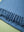 Pale Blue Recycled Cotton Block Colour Throw