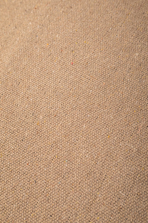 Oatmeal Recycled Cotton Block Colour Throw