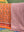 Pink Recycled Cotton Block Colour Throw