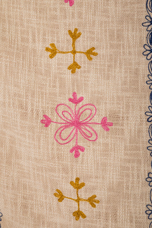Rosaline Embroidered Throw