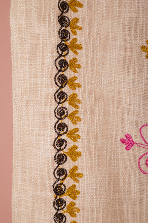 Rosaline Embroidered Throw