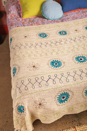Enola Embroidered Throw
