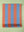 Pale Blue & Orange Midi Stripe Recycled Cotton Throw