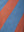 Pale Blue & Orange Midi Stripe Recycled Cotton Throw
