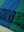 Blue & Green Recycled Cotton Wide Stripe Throw
