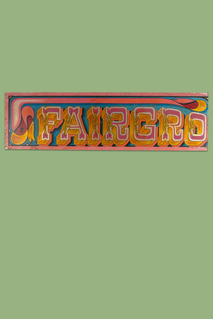 Fairground Attractions' Metal Sign (3 parts)