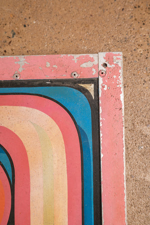 Fairground Attractions' Metal Sign (3 parts)