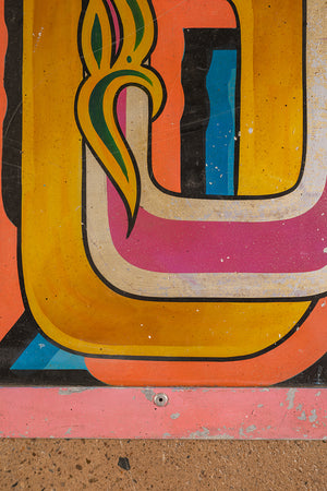 Fairground Attractions' Metal Sign (3 parts)