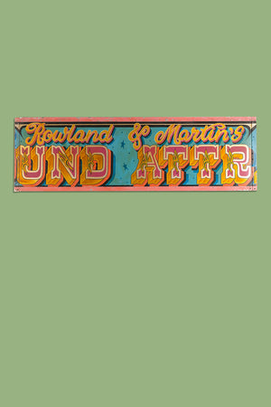Fairground Attractions' Metal Sign (3 parts)