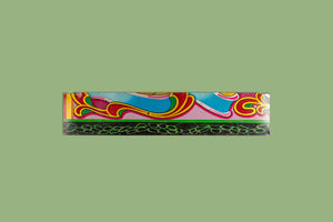 Swirl & Scroll Metal Fairground Sign - Left Side (2 parts)
