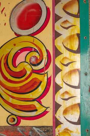 Tiger Metal Fairground Sign