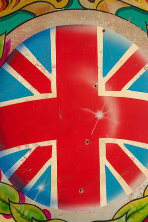 Union Jack Metal Fairground Sign - 01