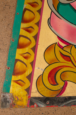 Union Jack Metal Fairground Sign - 01