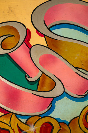 Union Jack Metal Fairground Sign - 01