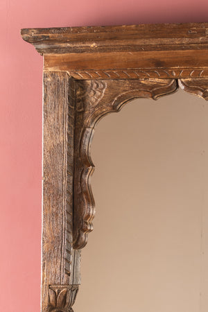 Wooden Vintage Carved Wall Mirror