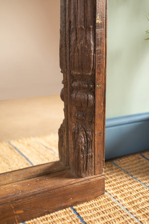 Wooden Vintage Carved Wall Mirror