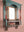 Vintage Blue Temple Wall Mirror