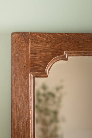 Wooden Vintage Carved Door Panel Mirror
