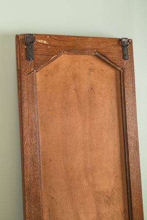 Wooden Vintage Carved Door Panel Mirror