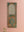 Vintage Teal Green Carved Door Panel Mirror