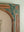 Vintage Teal Green Carved Door Panel Mirror