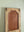 Vintage Teal Green Carved Door Panel Mirror