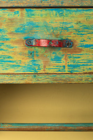 Sea Green Vintage Barber Mirror
