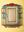 Blue & Red Vintage Mirrored Wall Cabinet