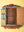 Blue & Red Vintage Mirrored Wall Cabinet