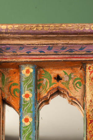 Painted Arches Vintage Wall Mirror (Re-worked)