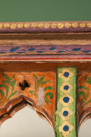 Painted Arches Vintage Wall Mirror (Re-worked)