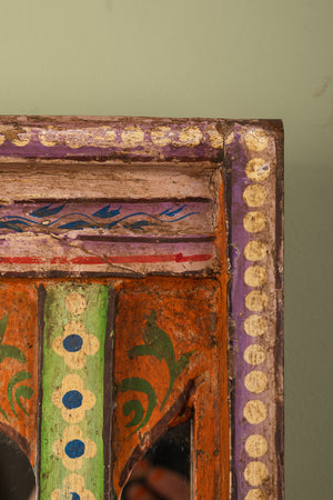 Painted Arches Vintage Wall Mirror (Re-worked)