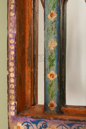 Painted Arches Vintage Wall Mirror (Re-worked)