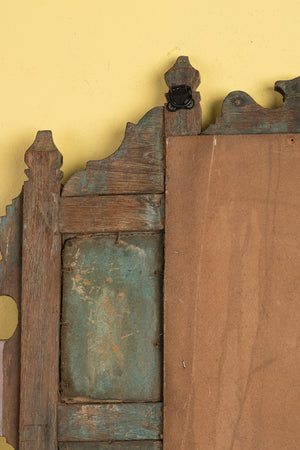 Vintage Purple Temple Wall Mirror
