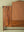 Vintage Cream Wall Mirror with Cabinets