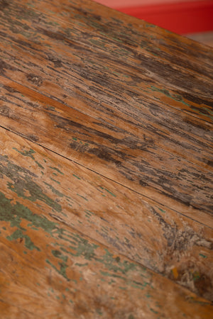 Vintage Green Wooden Table