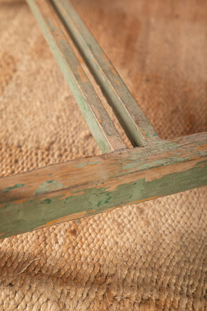 Vintage Green Wooden Table