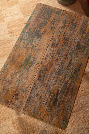 Vintage Green Wooden Table