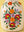 Hand Painted Vintage Large Wooden Pot (Re-worked) - 30