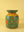 Hand Painted Vintage Large Wooden Pot (Re-worked) - 32